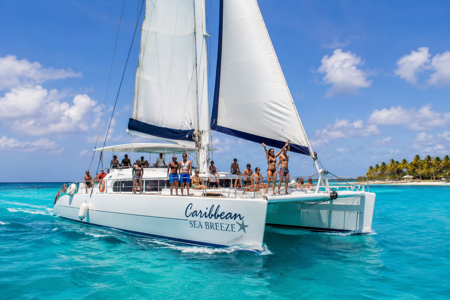 Saona Island Paradise – Catamaran, Beach & Natural Pool